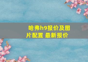 哈弗h9报价及图片配置 最新报价